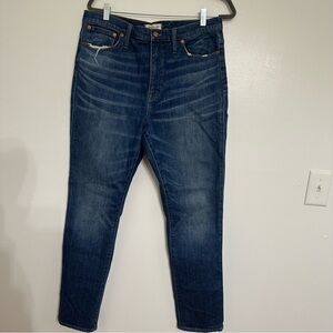Madewell Blue High-Rise Slim Boyjean Jeans Timeless Style